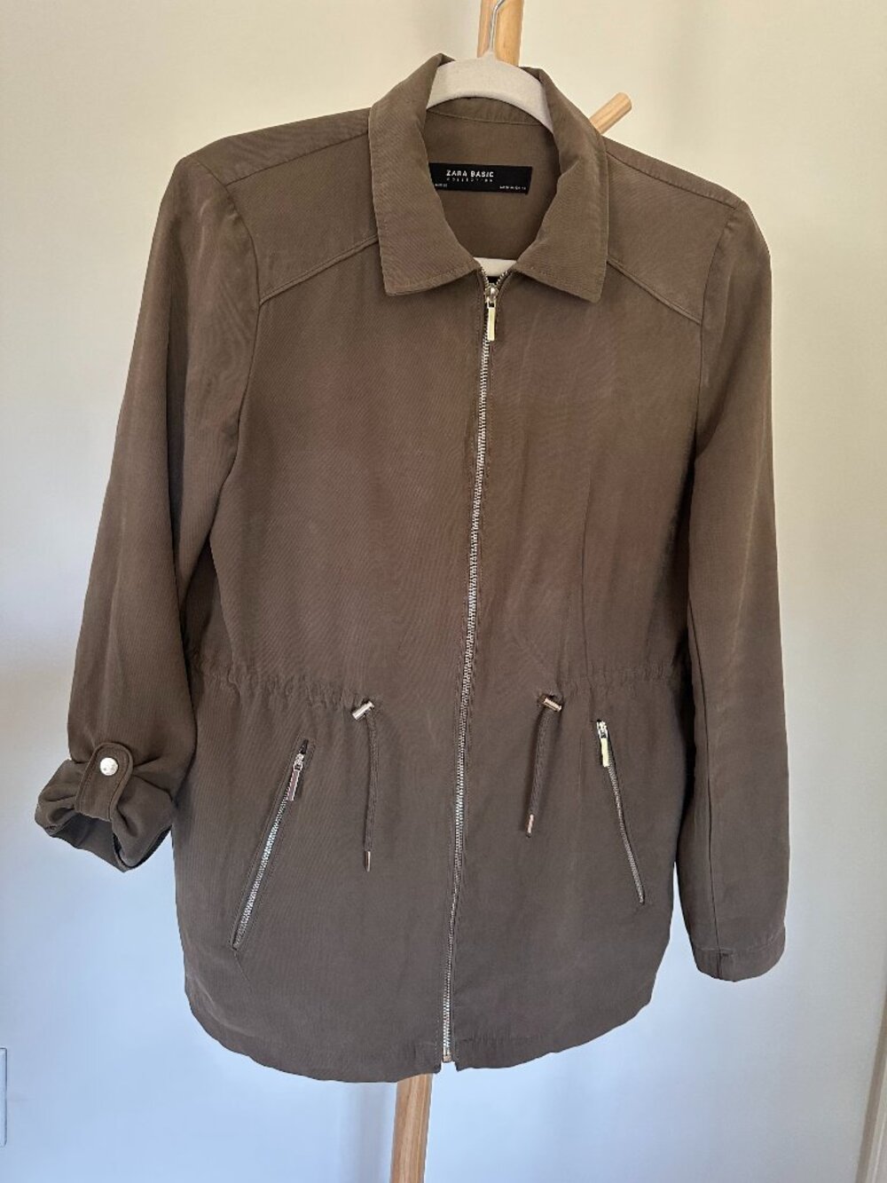 Zara womens Zipped Jacket S